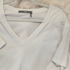 Kith White V-Neck Short Sleeve Tee